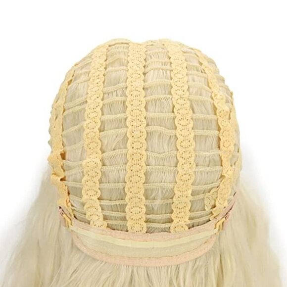 π
Ίπ Stunning Long Wavy Platinum Blonde Hair Replacement Wig Lace SEXY NWT ππ - Picture 4 of 6